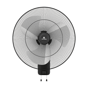 Atomberg Metallion 18 450 mm Remote Operated Metal Wall Fan with BLDC Motor (Midnight Black)