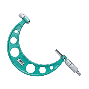 Insize 0 - 150 mm Outside Micrometer Interchangeable Anvils (Type A), 3206-150A