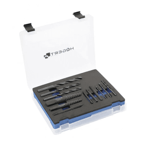 Hogert 12 Pcs Screw Extractors with Drills Set, HT8G400