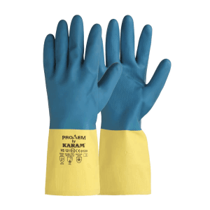 Karam Natural Rubber Flocklined Gloves (Pack Of 12 Pair), HS121