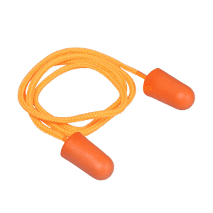 Karam Corded Disposable Ear Plug With Cotton Thread (Pack Of 100 Pcs), EP-02(A)