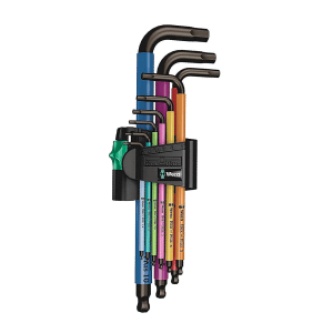 Wera 950 / 9 Pcs Hex-Plus Multicolour 1 SB L-key Set Metric BlackLaser, 05073593001