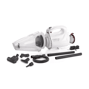 Black+Decker 800-Watt, 900ml dustbowl, 150 Air Watts High Suction Bagless Dustbuster Vacuum Cleaner & Blower with 8 Attachments & Shoulder Strap, VH802-IN