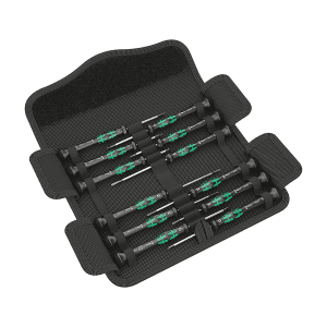 Wera 12 Pcs Kraftform Micro 12 Universal 1 Screwdriver Set For Electronic Applications, 05073675001