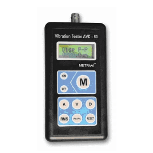 Metravi 0.1 - 2800µm Displacement Digital Portable Vibration Meter, AVD-80