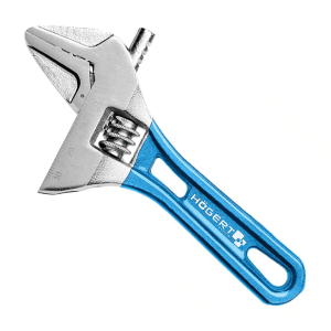 Hogert 140 mm / 5.5 inch Short Handle Adjustable Wrench, HT1P562