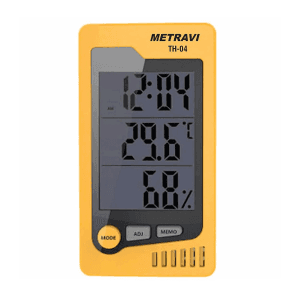 Metravi 0°C - 50°C Digital Temperature & Humidity (Thermo-Hydro) Meter, TH-04