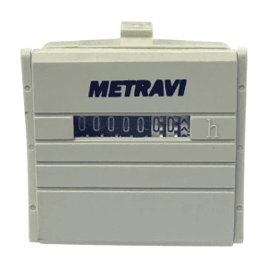 Metravi 99999.99 Hours / 46 x 46 mm Counter-Type Hour Meter, HM-01