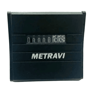 Metravi 99999.99 Hours / 52 x 52 mm Digital Hour Meter, NE 045/7S