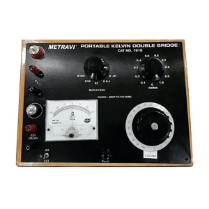 Metravi 0.2 Micro Ohm - 11 Ohms Kelvin Double Bridge With Spot Reflecting Galvanometer, KDBR