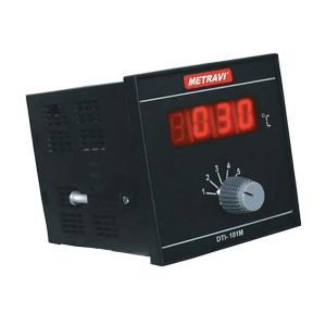 Metravi 96 x 96 mm 6 Channel Digital Multi Point Temperature Indicator, DTI-101M 6 CH
