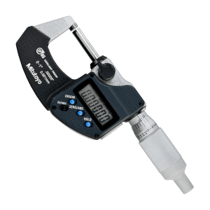 Mitutoyo 1 inch / 25.4 mm Digital Micrometer With Ratchet Thimble & Without SPC Data Output (IP65 Coolant-Proof), 293-344-30
