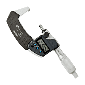 Mitutoyo 1 - 2 inch / 25.4 - 50.8 mm Digital Micrometer With Ratchet Thimble & Without SPC Data Output (IP65 Coolant-Proof), 293-345-30