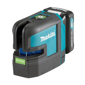Makita 12V max CXT Li-Ion Rechargeable Green 4-Point Cross Line Laser (Bare Tool), SK106GDZ