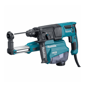 Makita 26mm (1") 800W SDS-PLUS Combination Hammer with HEPA Self Dust Collection, HR2652