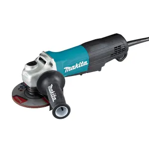 Makita 125mm / 5 inch 1300W Angle Grinder with Anti-Restart Function & Paddle Switch, GA5050R