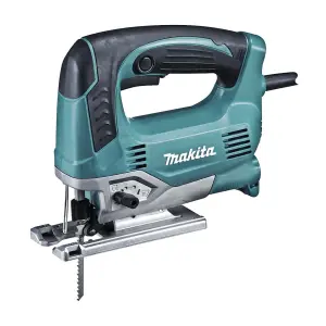 Makita 23mm / 650W Top Handle Jig Saw with 3 Orbital Settings Plus Straight Cutting, JV0600K 