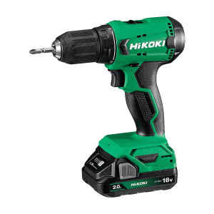 HiKoki 18V / 2.0 Ah Li-ion 13 mm Cordless Drill Driver with 2 Batteries & Chager, DS 18DA
