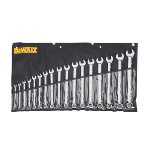 Dewalt 18 Pcs, 6 mm - 24 mm Combination Wrench Set, DWMT19237-1