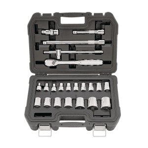 Dewalt 22 Pcs 1/2 Inch Sq. Drive 6 Pt Socket Set, DWMT19241-1
