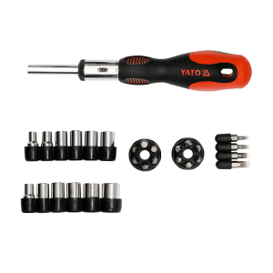 Yato 29 Pcs Ratchet Screwdriver Set, YT-2808