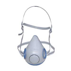 Karam Duet Half Face Mask With 2 Point Harness & Bayonet Port, RS 1102