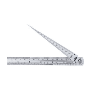 Insize 0.8 - 15 mm Taper Gauge with Steel Ruler, 4829-1