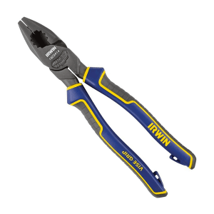 Irwin 8 inch / 215 mm High Leverage Lineman's Plier With Vise Grip, 1902414