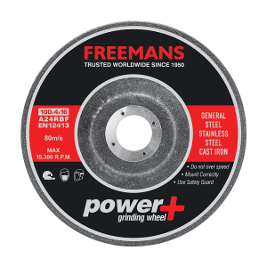 Freemans 100 x 4 x 16 mm Power+ Grinding Wheel (Pack of 25 Pcs), G+100