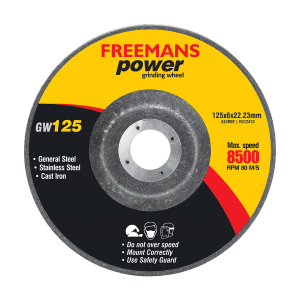 Freemans 100 x 4 x 16 mm Power Grinding Wheel (Pack of 25 Pcs), GW100-4