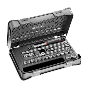 Facom 20 Pcs 3/8 inch Sq. Drive 12PT Socket Set, J161-3P12