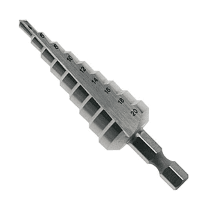Makita 4-12 mm Step Drill Bit Straight Flute, D-40082