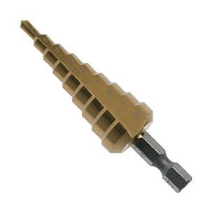 Makita 4-12 mm Step Drill Bit Straight Flute Titanium Coating, D-40113