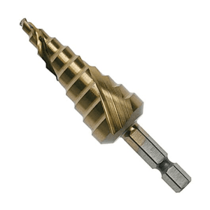 Makita 4-20 mm Step Drill Bit Spiral Flute Titanium Coating, D-40185
