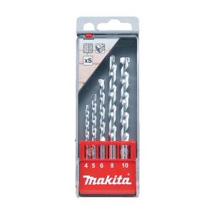 Makita 5 Pcs Masonry Drill Bit for Brick, D-72877