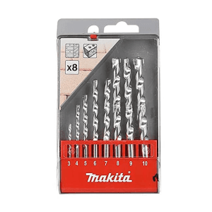 Makita 8 Pcs Masonry Drill Bit for Brick, D-41791