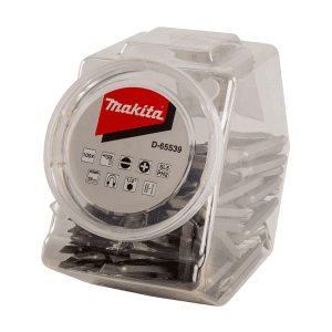 Makita 65 mm / PH2 - SL5 Double Ended Screw Bit Candy Jar (Pack of 100 Pcs), D-65539
