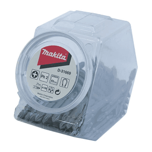 Makita 65 mm / PH1 Double Ended Screw Bit Candy Jar (Pack of 100 Pcs), D-65517