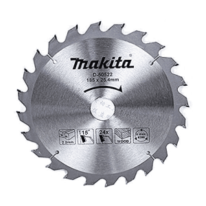 Makita 7 inch / 185 mm TCT Saw Blade For Wood (24 Teeth), D-50522