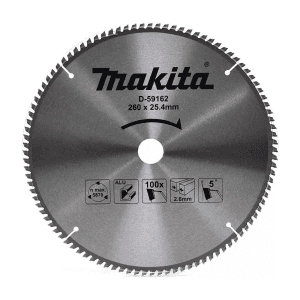 Makita 10 inch / 260 mm TCT Saw Blade For Aluminum (120 Teeth), D-61058