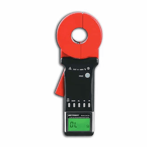 Metravi 4 Digits / 0.01Ohm - 1500Ohm Resistance Range Clamp On Ground Resistance Tester With Round Jaw, CET-04