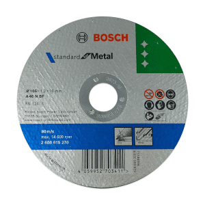 Bosch 105 x 1.2 x 16 mm Green Cutting Discs Standard For Metal (Pack of 25 Pcs), 2 608 615 276