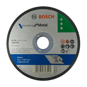 Bosch 105 x 1.2 x 16 mm Black Cutting Discs Standard For Metal (Pack of 25 Pcs), 2 608 615 275