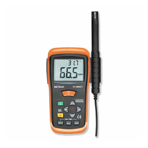 Metravi -20°C - 60°C Digital Temperature & Humidity (Thermo-Hydro) Meter With Built-In Non Contact Infrared Thermometer, HT-3004CT