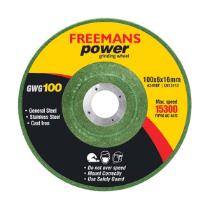 Freemans 100 x 2.8 x 16 mm Power Flexible Grinding Wheel (Pack of 25 Pcs), FGD100-46