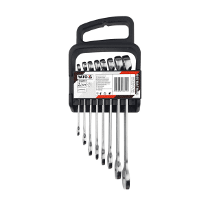 Yato 8 Pcs, 8 mm - 19 mm Combination Spanner Set, YT-03611