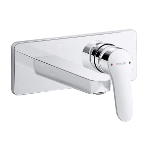 Kohler Accliv Single Control Wall Mount Basin / Lavatory Faucet Trim In Polished Chrome Finish, K-26791IN-4ND-CP