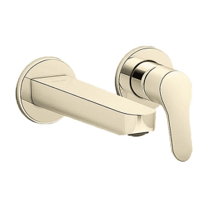 Kohler Accliv Single Handle Wall Mount Basin / Lavatory Faucet Trim In French Gold Finish (Cold Only), K-33103IN-4ND-AF