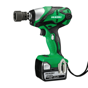 HiKoki 14.4V / 3.0 - 5.0 Ah Li-ion Impact Wrench (Cordless), WR14DSDLSLZ