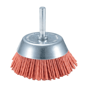 Makita 63 mm  Dia. x 6 mm Shank Nylon Cup Brush for Drill (Coarse), D-45515